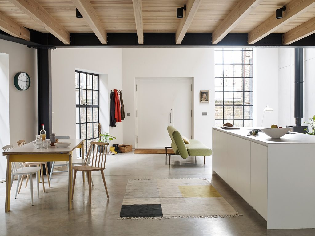 Bespoke residential interior photographed for an interior design portfolio editorial content