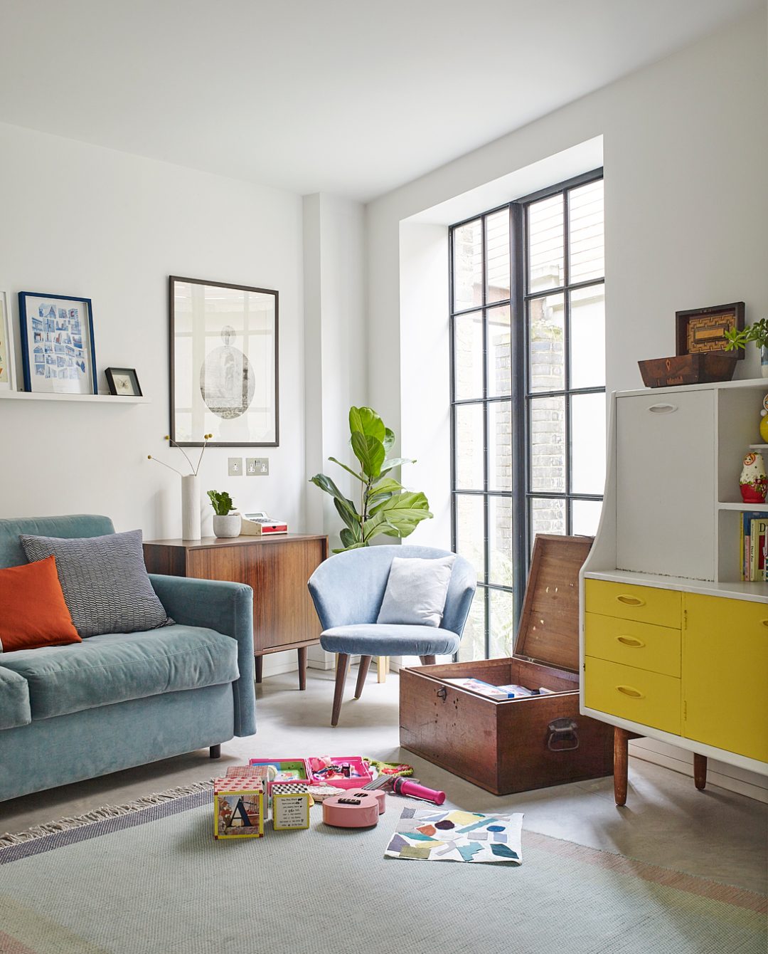 Bespoke residential interior photographed for an interior design portfolio editorial content