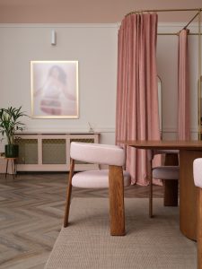 Luxury office interior photographed for an interior design portfolio