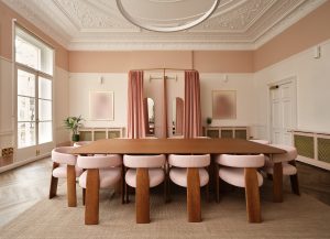 Luxury office interior photographed for an interior design portfolio
