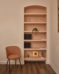Luxury office interior photographed for an interior design portfolio