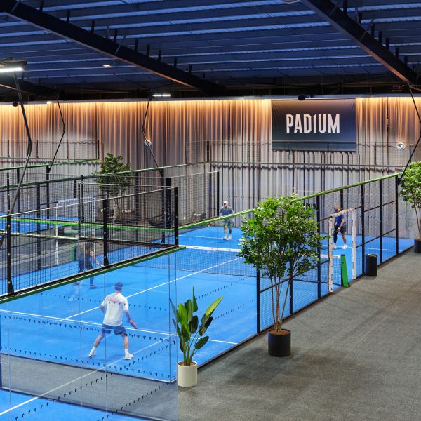 Bespoke sports club interior photographed for an interior design portfolio