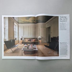 Magazine content for luxury interior design company book observer newspaper