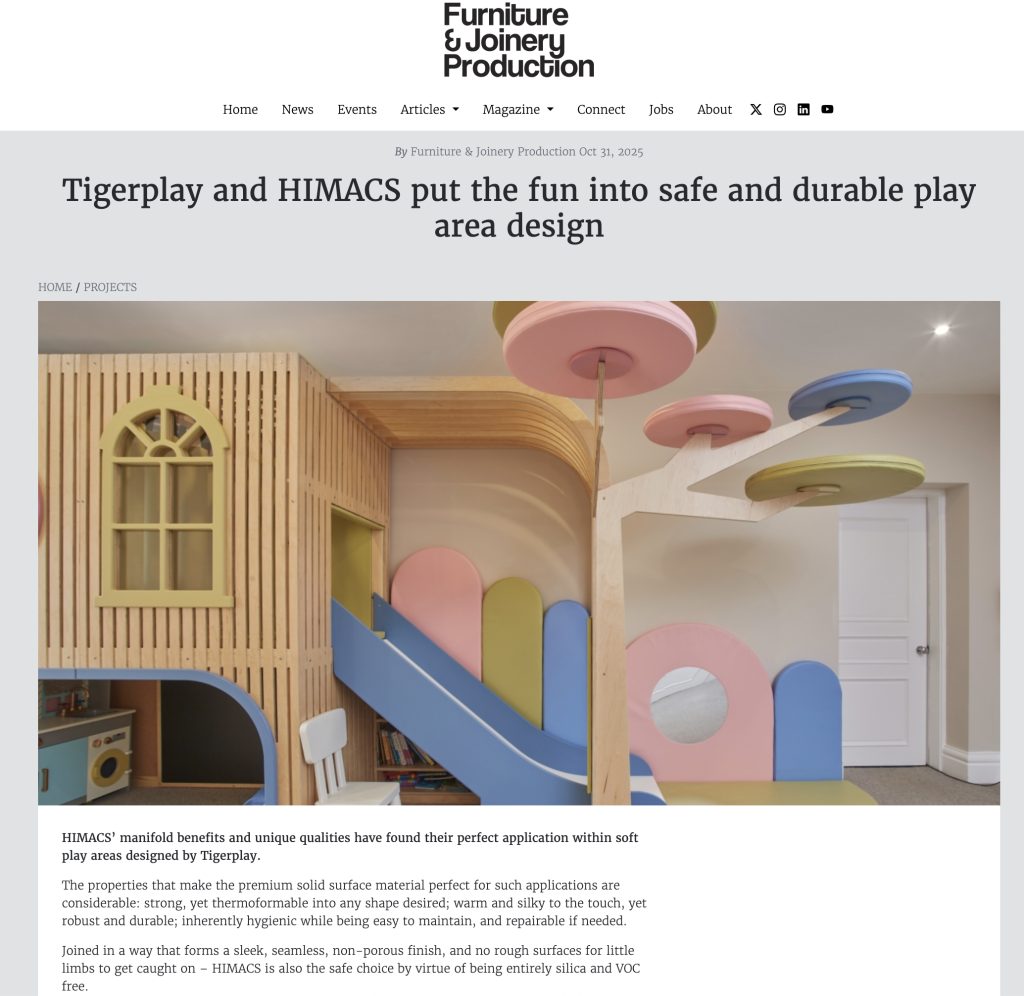 Press PR Tigerplay kids play area