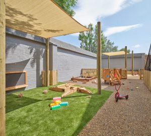 Nursery interior photographed for an interior design portfolio