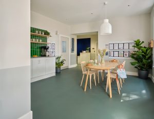 Nursery interior photographed for an interior design portfolio
