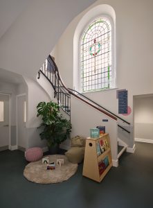 Nursery interior photographed for an interior design portfolio